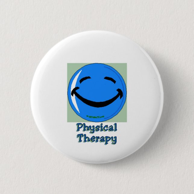Badge Rond 5 Cm Physiothérapie d'à haute fréquence (Devant)
