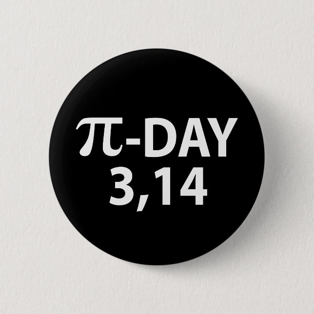 Badge Rond 5 Cm Pi (Devant)