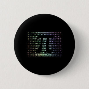 Badge Rond 5 Cm Pi Day 3.14 Cool Funny Nerd Math Geek 2017 Arc-en-