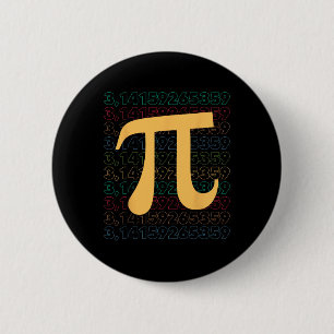 Badge Rond 5 Cm Pi Day 3.14 Enseignants en sciences mathématiques 