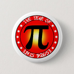 Badge Rond 5 Cm Pi Day - Année de Pi 3/14/15 9:26:53