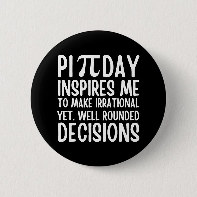 Badge Rond 5 Cm Pi Day Funny (Devant)