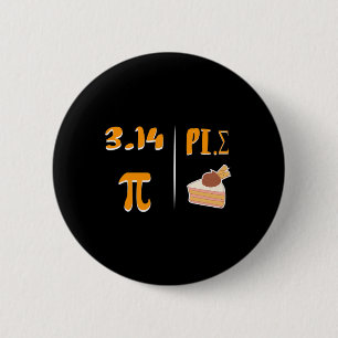 Badge Rond 5 Cm Pi Day Thanksgiving Mirror Image De 3.14 Est Pie M