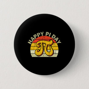 Badge Rond 5 Cm Pi Math Science Stem Cadeau 3.14 Pi Jour Vintage R