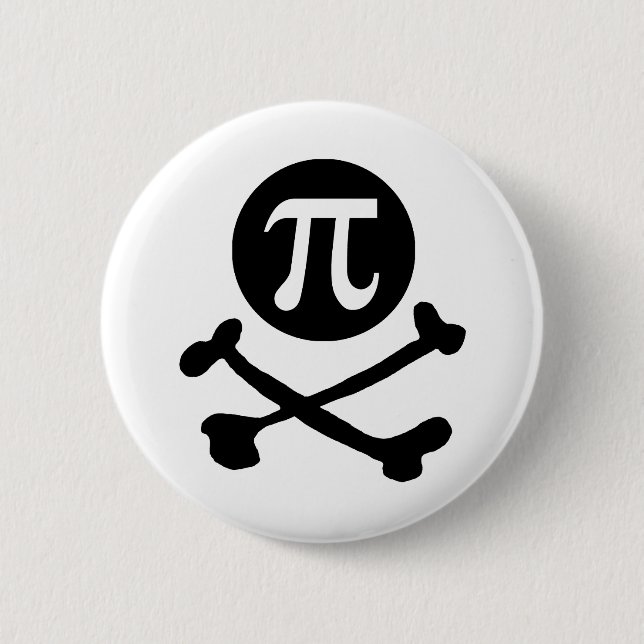 Badge Rond 5 Cm Pi-rate (Devant)