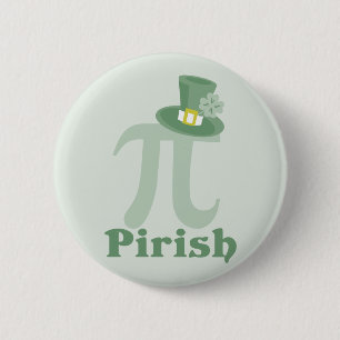 Badge Rond 5 Cm "Pi-rish"