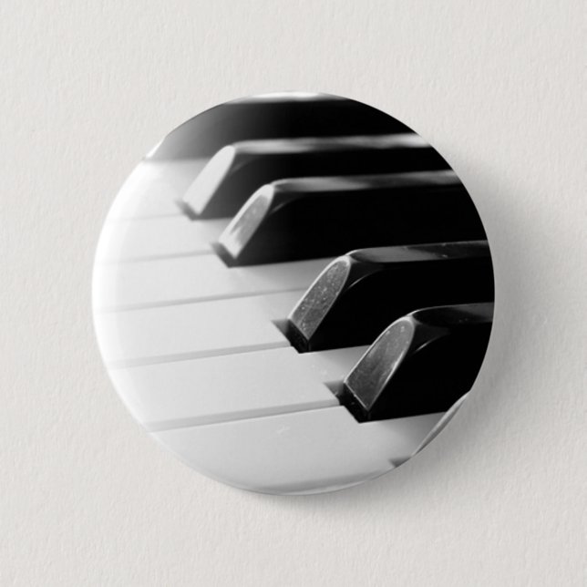 Badge Rond 5 Cm Piano (Devant)