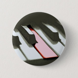 Badge Rond 5 Cm Piano