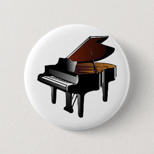 Badge Rond 5 Cm Piano à queue