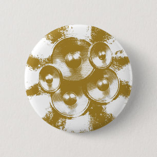 Badge Rond 5 Cm Pic musical