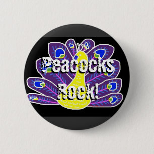 Badge Rond 5 Cm Pic pourpre