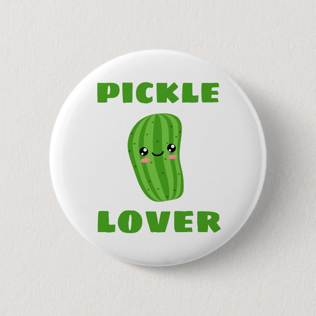 Badge Rond 5 Cm Pickle Lover (Devant)