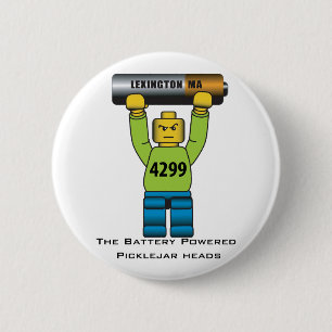 Badge Rond 5 Cm Picklejar dirige 2011 boutons d'équipe