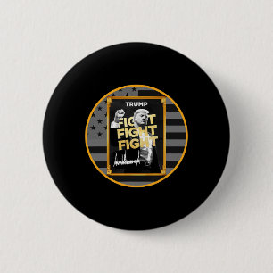 Badge Rond 5 Cm Pièce cryptée drôle de mème de Trump Président mèm