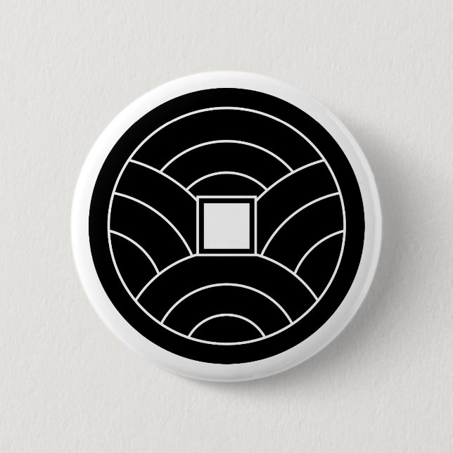 Badge Rond 5 Cm Pièce de vague (Devant)
