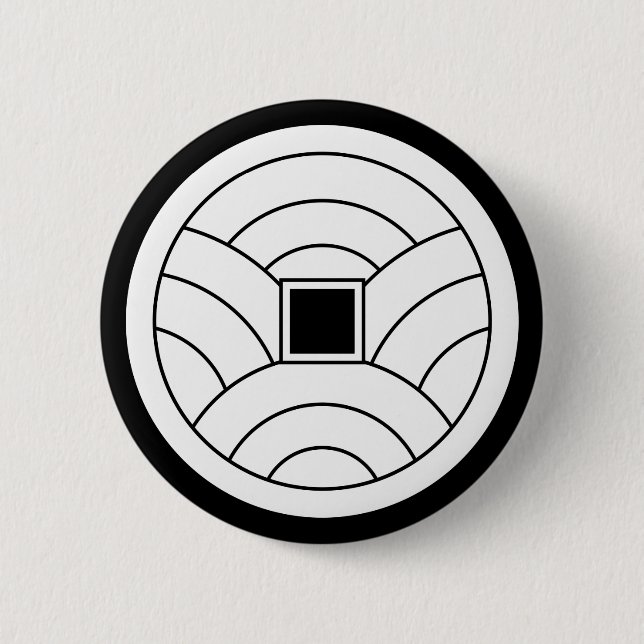 Badge Rond 5 Cm Pièce de vague (Devant)