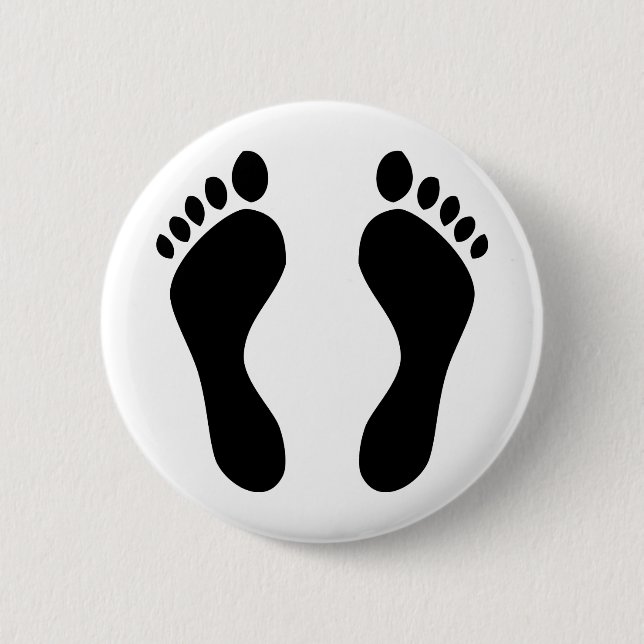 Badge Rond 5 Cm pieds de pas (Devant)
