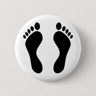 Badge Rond 5 Cm pieds de pas