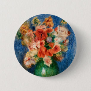 Badge Rond 5 Cm Pierre-Auguste Renoir - Bouquet