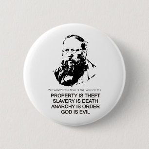 Badge Rond 5 Cm Pierre-Joseph Proudhon