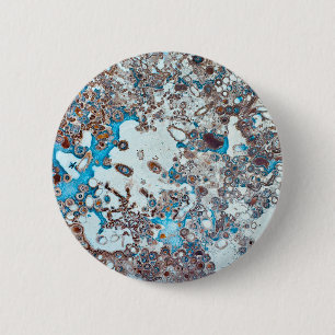 Badge Rond 5 Cm pierre texture roche bio motif marbre géologie