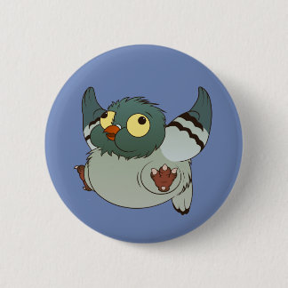 Badge Rond 5 Cm Pigeon gonflé - insigne gonflé soufflé