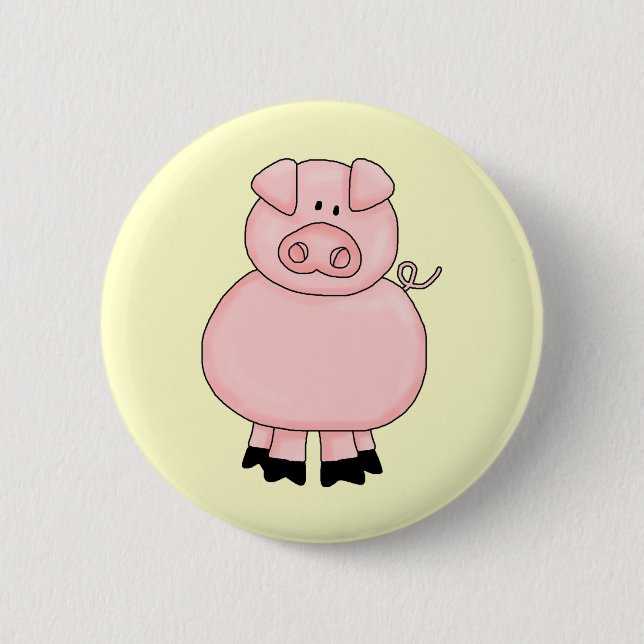Badge Rond 5 Cm Piggie (Devant)