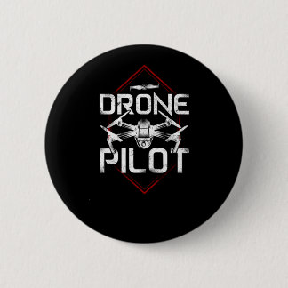 Badge Rond 5 Cm Pilote de drone
