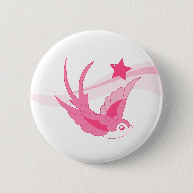 Badge Rond 5 Cm Pilotez-moi loin (Devant)