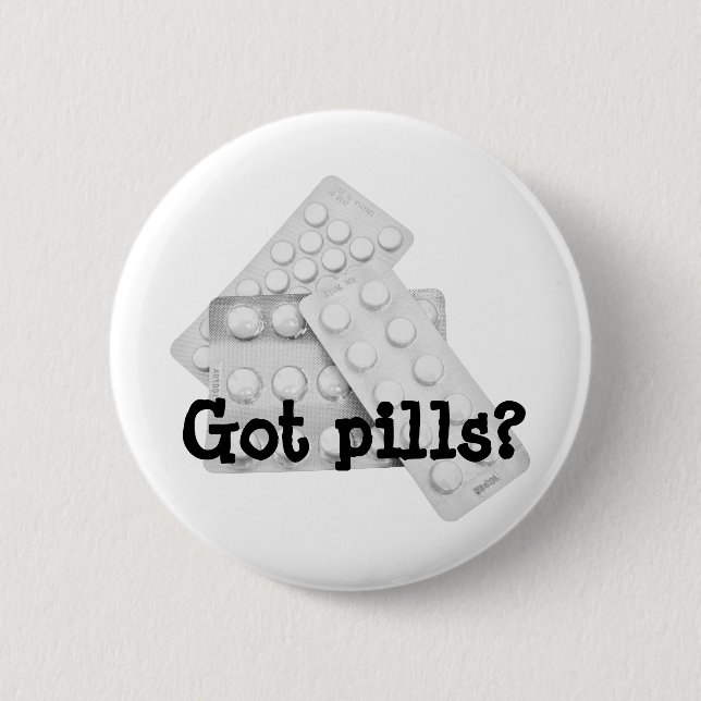 Badge Rond 5 Cm Pilules (Devant)