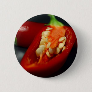 Badge Rond 5 Cm piments, semence morte