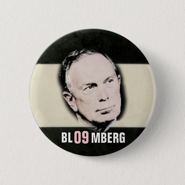 Badge Rond 5 Cm Pin 2009 de Mike Bloomberg (Devant)