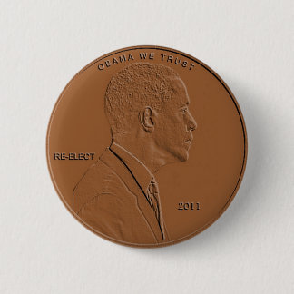 Badge Rond 5 Cm Pin 2011 de bouton de penny de Barack Obama