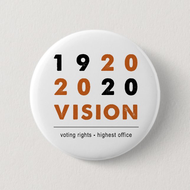 Badge Rond 5 Cm Pin 2020 de vision (Devant)