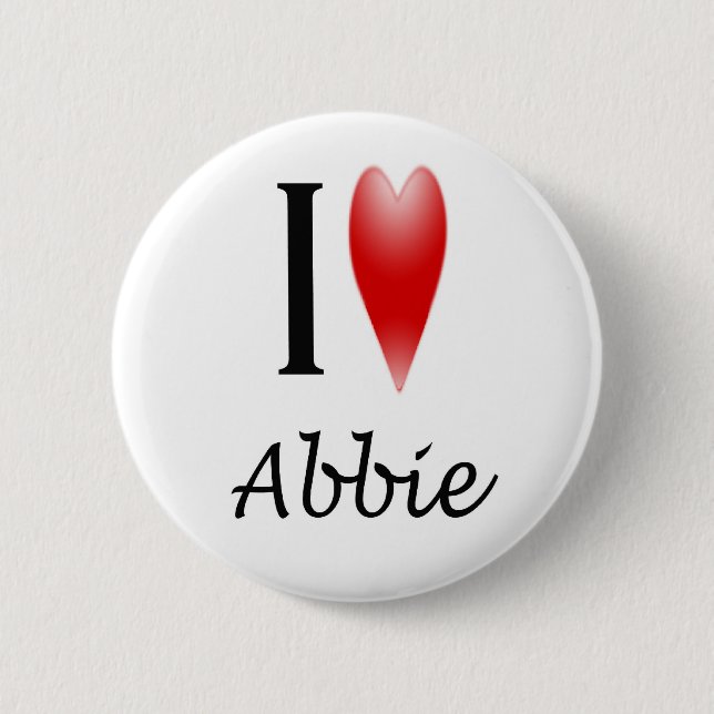 Badge Rond 5 Cm Pin 4 Abbie (Devant)