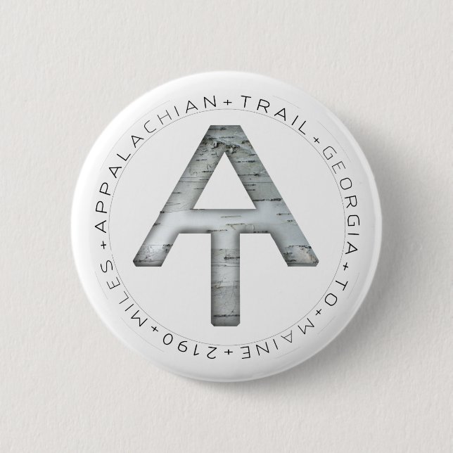 Badge Rond 5 Cm Pin appalachien de traînée (Devant)