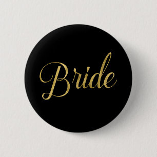 Badge Rond 5 Cm Pin assorti de jeune mariée du peloton de la jeun