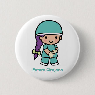 Badge Rond 5 Cm Pin chirurgien