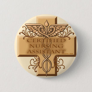 Badge Rond 5 Cm pin CNA Caduceus