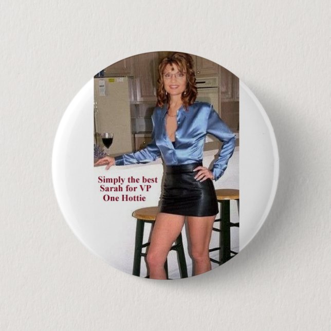 Badge Rond 5 Cm Pin Conserverative de Palin (Devant)