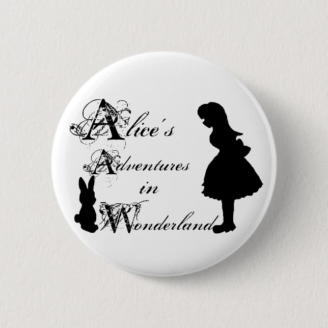 Badge Rond 5 Cm Pin. d'Alice (Devant)