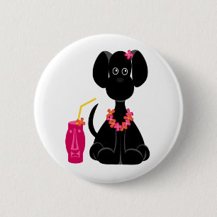 Badge Rond 5 Cm Pin de Blacklab Leilani