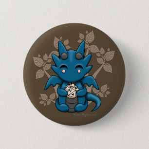 Badge Rond 5 Cm Pin de bouton de dragon de matrices de Kawaii