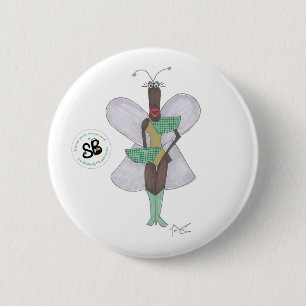 Badge Rond 5 Cm Pin de bouton de mode de pseudo vert de célébrit
