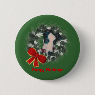 Badge Rond 5 Cm Pin de bouton de vacances d'arc de guirlande de