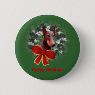 Badge Rond 5 Cm Pin de bouton de vacances d'arc de guirlande de