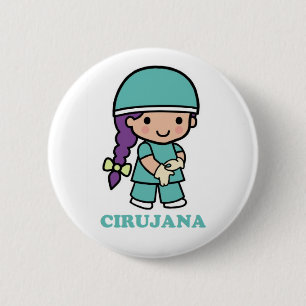 Badge Rond 5 Cm Pin de chirurgien
