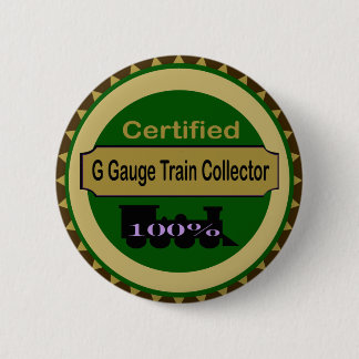 Badge Rond 5 Cm Pin de collecteur de train de mesure de G