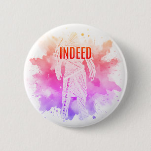 Badge Rond 5 Cm Pin de commandant brillant