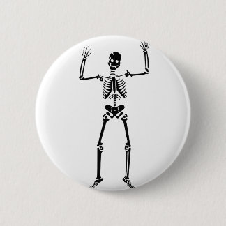 Badge Rond 5 Cm Pin de crâne (Halloween)